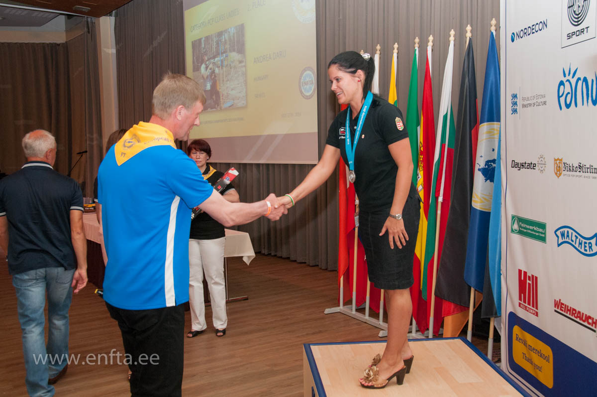 Category PCP class Lady 2nd place - Andrea Daru HU